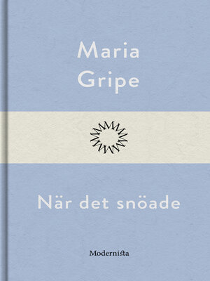 cover image of När det snöade